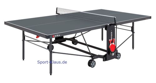 Sponeta S 4-70 e Outdoor Tischtennisplatte, Grau