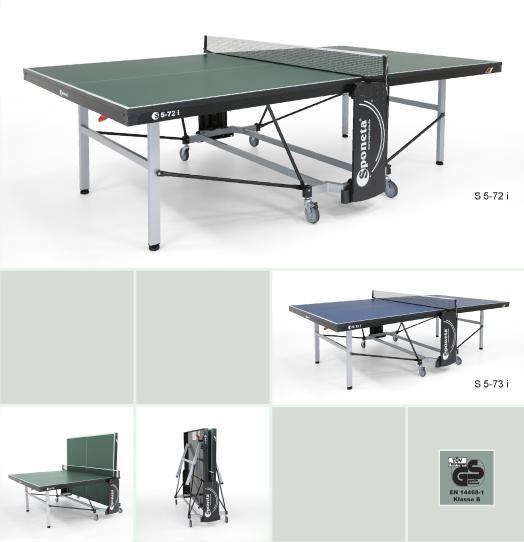 Sponeta S 4-70i 4-72i 4-73i Indoor Tischtennisplatte Expertline mit Netz 